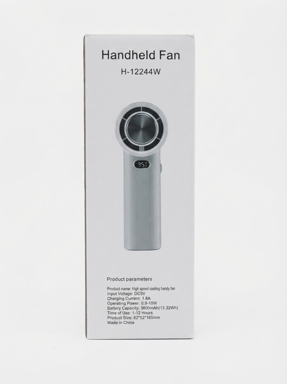 Handheld Fan- Silver